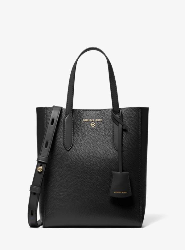 Damske Prenosná Taška Michael Kors Sinclair Small Pebbled Leather Čierne - Kabelky Michael Kors Akcia | FXWAI-5068